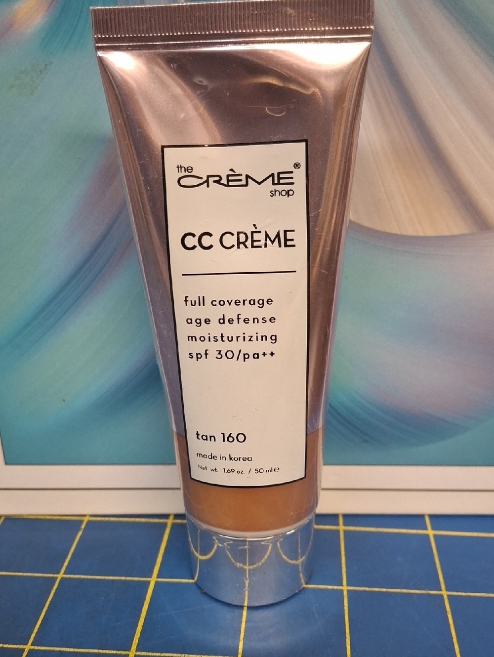 The Crème Shop CC Crème SPF 30 - 50ml New Sealed Tube - Tan 160